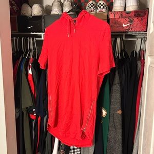 Red Zipper Hoodie